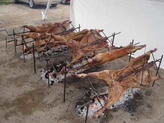 Corderos asados para eventos de empresas